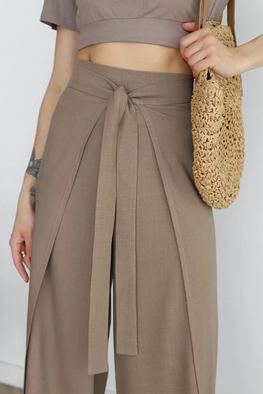 Marika - Rosetta Wide Linen Pants