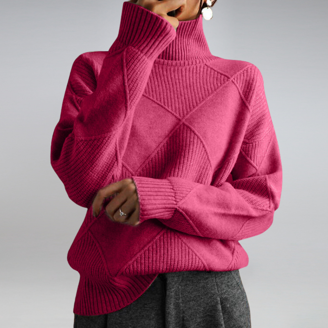 Amalia - soft cashmere turtleneck sweater