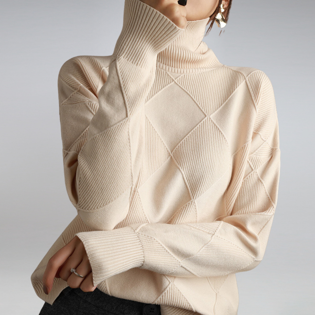 Amalia - soft cashmere turtleneck sweater