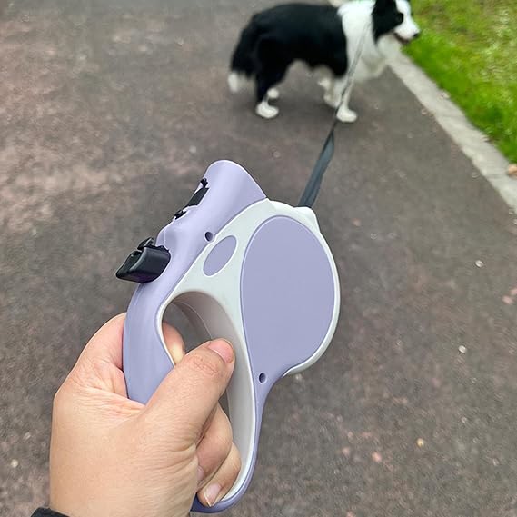 Dogs Retractable Leash Light